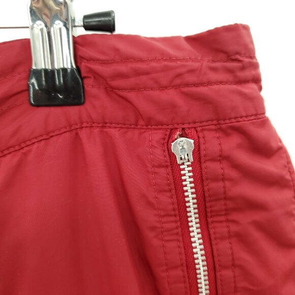 VTG 2004 Banana Republic Track-Style Zip Pocket Pants 8 Red - Picture 16 of 16